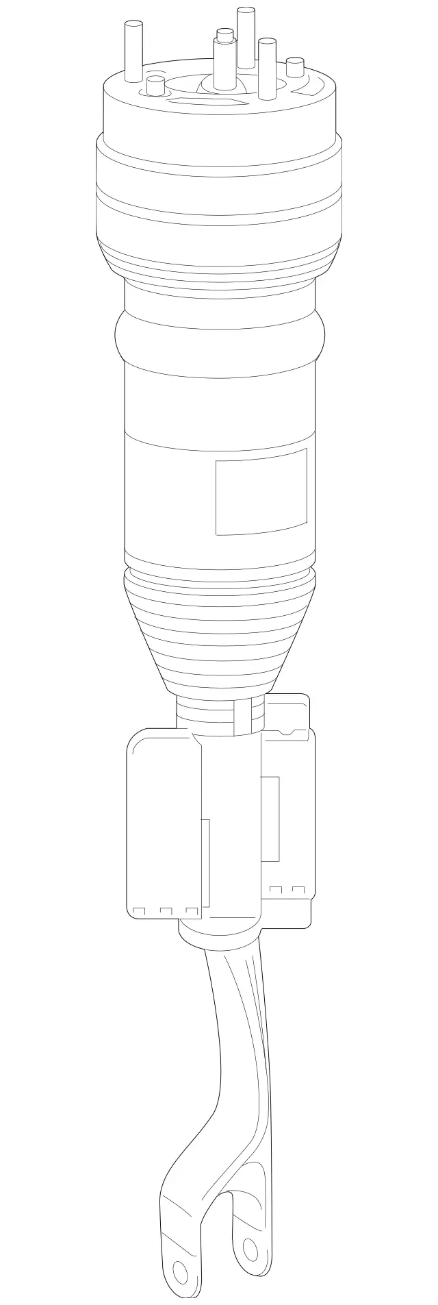 2533206800 - : Air Spring Strut for Mercedes-Benz Image