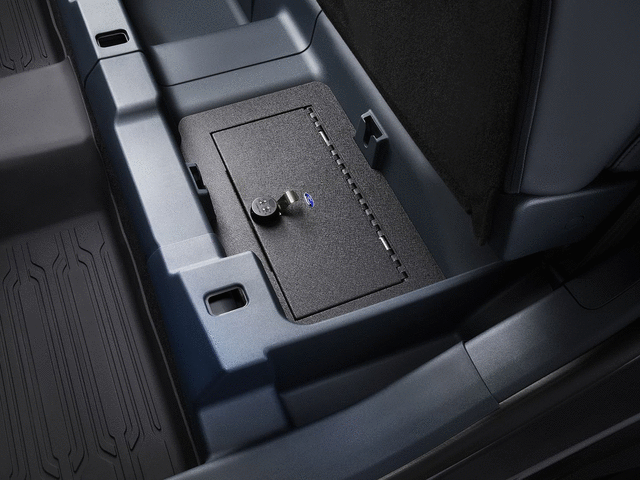 VNZ6Z9906202B - : Console Vault Rear Floor In-Vehicle Safe for Ford Image