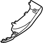 KK3Z17D550AA - Body: Mirror Cover for Ford: E-Transit, Transit-150, Transit-250, Transit-350, Transit-350 HD Image