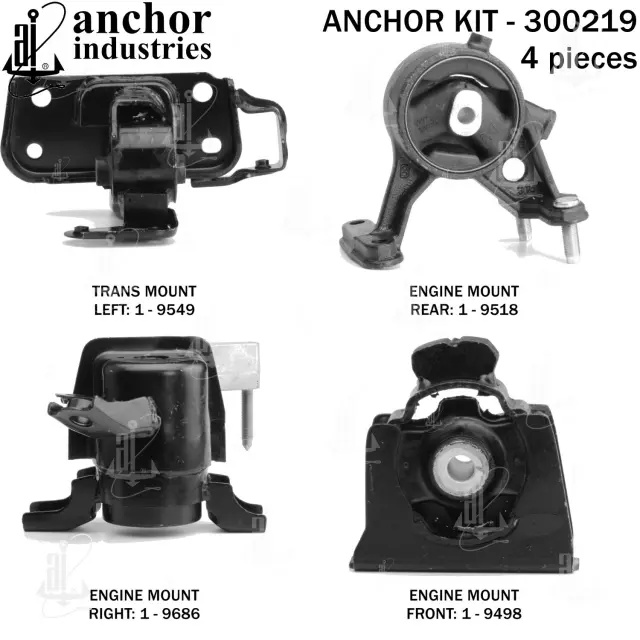 300219 - : Anchor Engine Mount Kit for Anchor Image