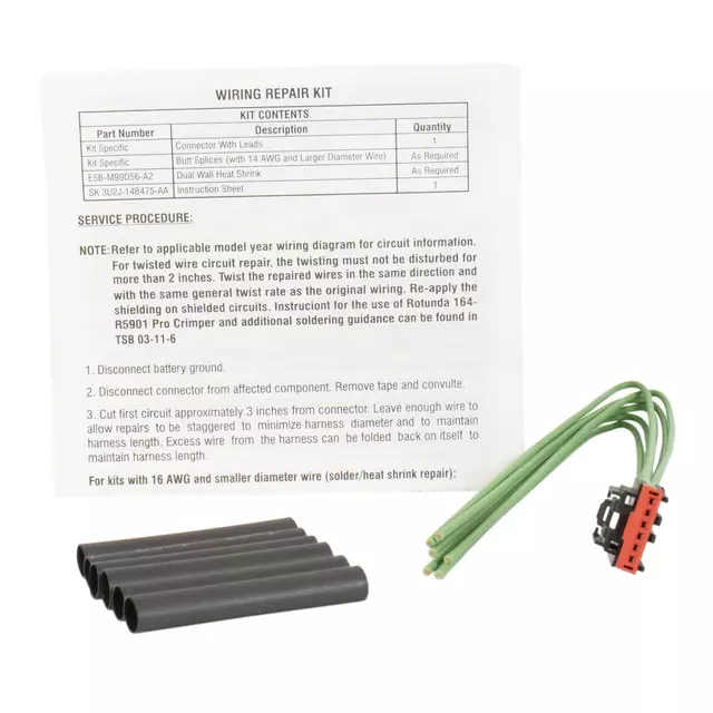 9U2Z14S411UA - : Wire Assembly for Ford Image