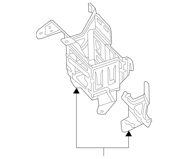 1665400940 - Electrical Equipment and Instruments: Holder for Mercedes-Benz: GLE300d, GLE350, GLE400, GLE550e, GLE63 AMG, ML250, ML350, ML400, ML550, ML63 AMG Image image