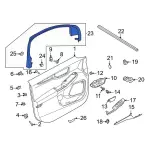 LJ6Z7800014AC - Body: Window Molding for Ford: Escape Image