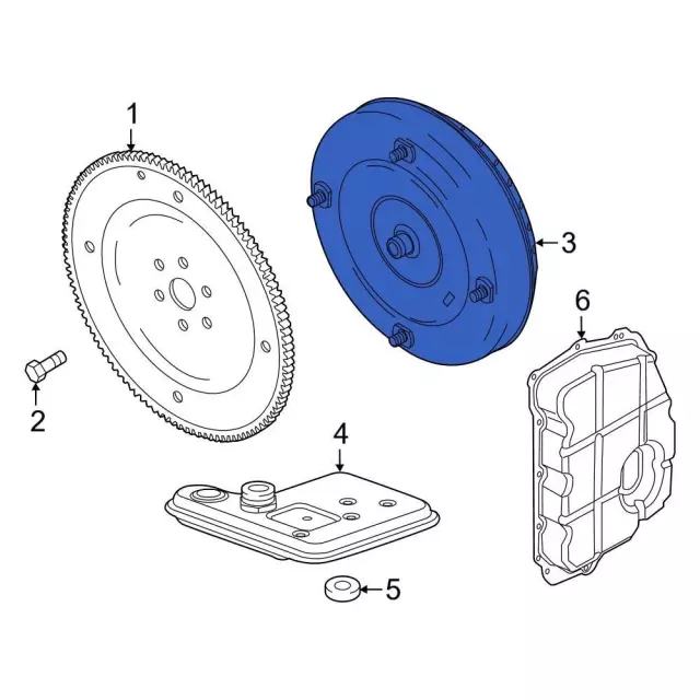 EJ7Z7902KRM - : Automatic Transmission Torque Converter for Ford: Explorer | Lincoln: MKC Image