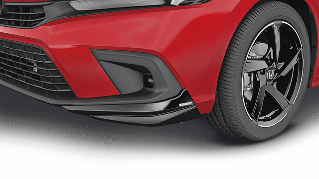 2022-2024 Honda Civic - Hpd Front Under-Body Spoilers - Berlina Black - Honda (08F01-T20-100)