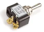 822112 - : Momentary Toggle Switches, Mom On/Off, 25A, 11/16" x 15/32", 2 Screw for Grote Lighting Image
