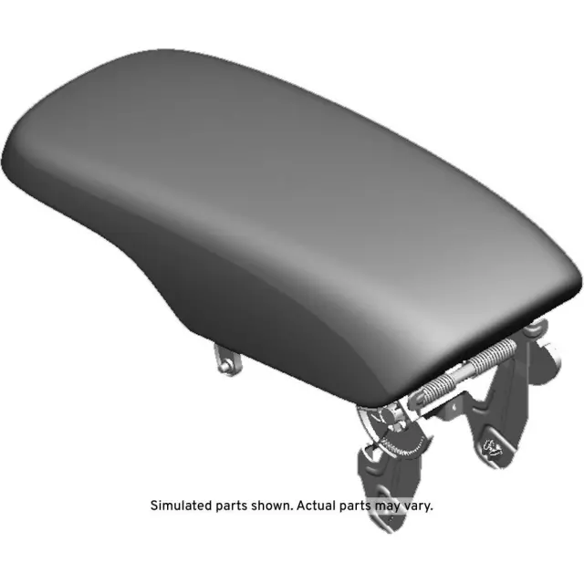90904931 - : Light Neutral Front Floor Console Armrest for GM Image