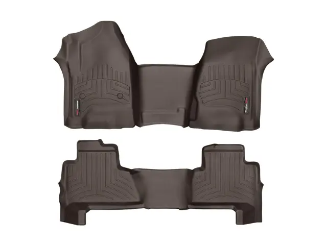 475431476072 - Accessories: Front &amp; Rear Cocoa FloorLiner™ DigitalFit® for WeatherTech Image