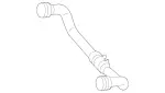 1665004300 - Radiator: Coolant Hose for Mercedes-Benz: GLE550e Image