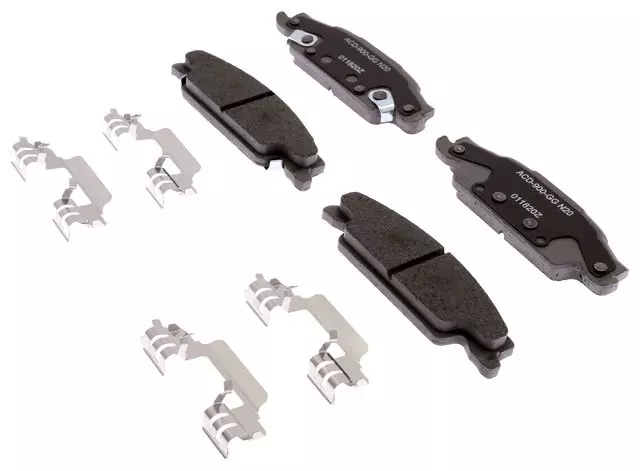 19391195 - : Ceramic Rear Disc Brake Pad Set With Clips for GM Image