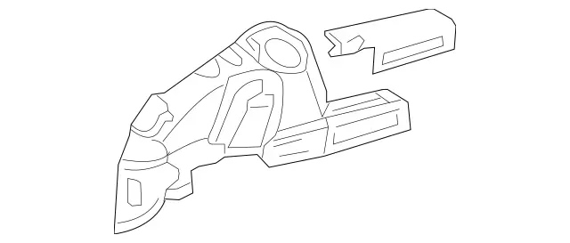 2116300069 - Substructure: Wheel Well for Mercedes-Benz: CLS500, CLS55 AMG, CLS550, CLS63 AMG, E320, E500 Image image