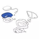 XF2Z13776AAC - Body: Cargo Lamp for Ford Image image