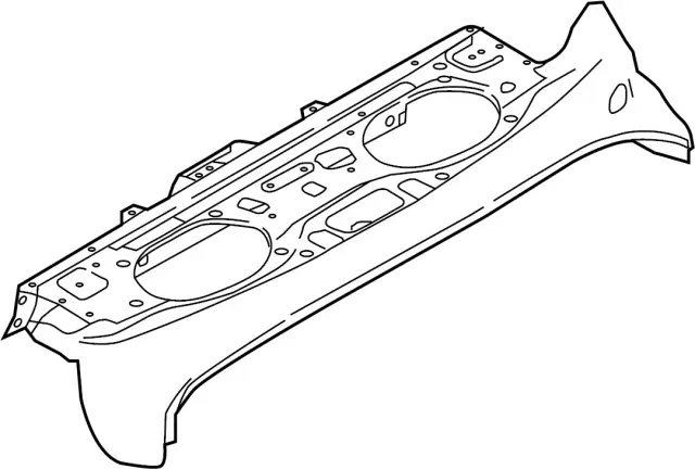 794005CA0A - Body: Package Tray for INFINITI: Q60 Image