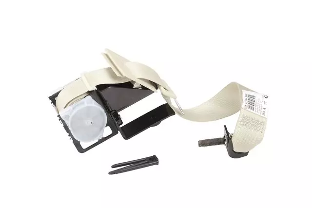 19168479 - : Very Light Linen Rear Center Seat Belt with Retractor for GM Image