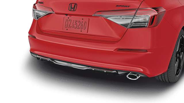 Hpd Rear Under-Body Spoiler - Berlina Black - Honda (08F24-T20-100)