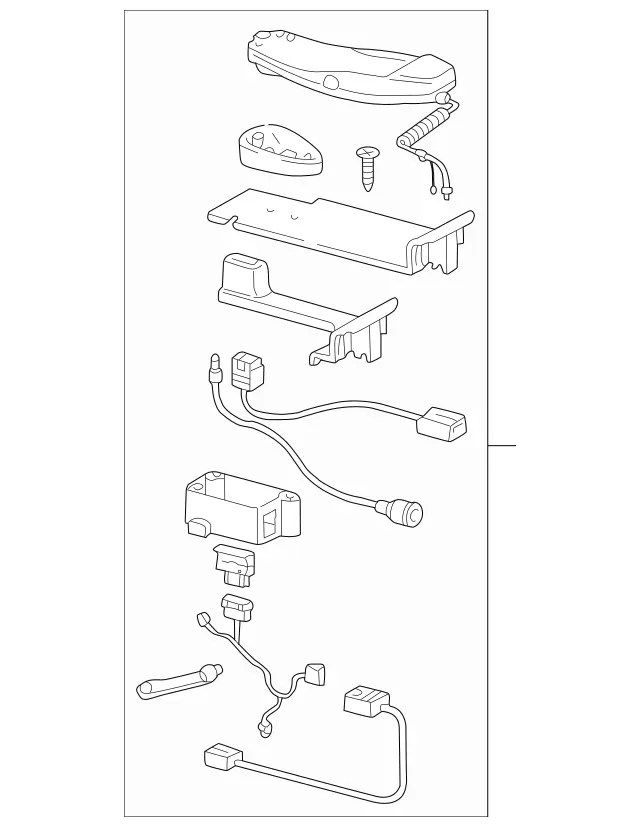 2308230011 - Electrical System: Telephone System for Mercedes-Benz Image