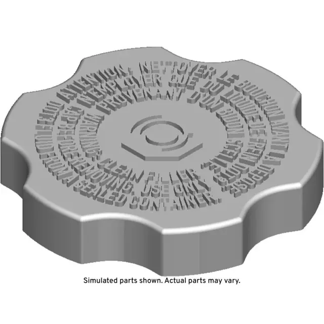 84237910 - Body: Brake Master Cylinder Reservoir Cap for Cadillac: CT6, XT5, XT6 | Chevrolet: Blazer, Silverado 2500 HD, Silverado 3500 HD | GMC: Acadia, Sierra 2500 HD, Sierra 3500 HD Image