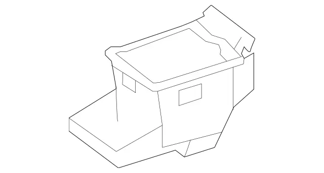 25168015529D53 - Body: Compartment Box for Mercedes-Benz Image