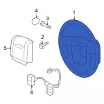 7L3Z3600AB - Steering: Steering Wheel for Ford: F-150, F-150 Heritage | Lincoln: Mark LT Image