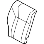 D2BZ5466600ZA - Body: Seat Back Cover for Ford: Fiesta Image