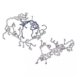 NU5Z12A581YA - Electrical: Engine Harness for Ford: Expedition | Lincoln: Navigator Image