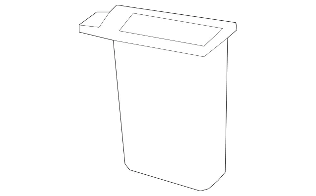 2046830075 - Trim: Container for Mercedes-Benz: C250, C300, C350, C63 AMG, E250, E350, E400, E550, E63 AMG, E63 AMG S, GLK250, GLK350 Image image