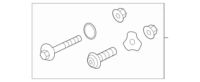 29908705 - Rear Axle: Cap Screw with Flange for Mercedes-Benz Image