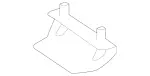 2214920030 - Engine Suspension: Cover for Mercedes-Benz: CL600, CL65 AMG, S600 Image