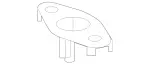 2540960800 - Engine: Oil Return Tube Gasket for Mercedes-Benz Image