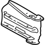 F67Z9046AA - Fuel System: Support Bracket for Ford: Explorer | Mercury: Mountaineer Image