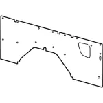 CK4Z6131013GB - Body: Rear Panel for Ford Image