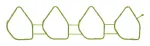 13236600 - : GASKET, INTAKE MANIFOLD for Ajusa Image