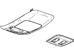 9A2Z78519A70EB - Body: Overhead Console for Ford: Explorer Sport Trac Image