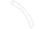 1247820796 - Sliding Roof: Hose for Mercedes-Benz Image
