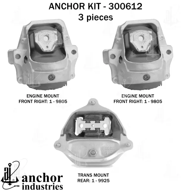 300612 - Engines &amp; Components: Anchor Engine Mount Kit for Anchor Image