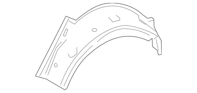 2136304202 - Side Walls: Wheel Well for Mercedes-Benz: E300, E350, E43 AMG, E53 AMG, E63 AMG S Image image
