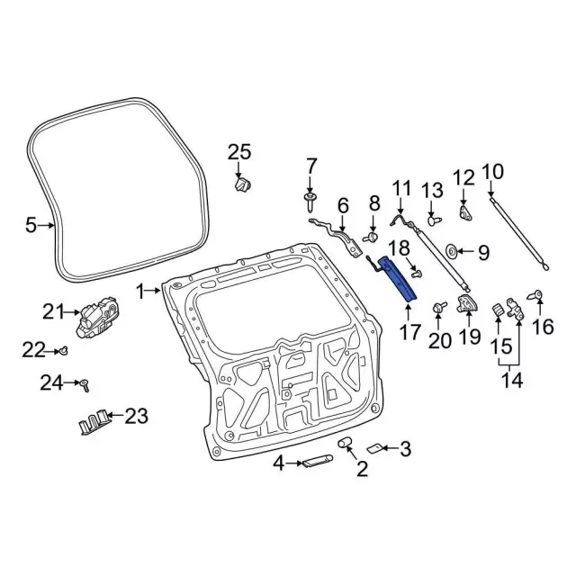 Lift-Gate Motion Sensor - Ford (LB5Z-78406A77-B)