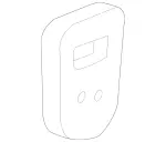 166835039864 - Heating and Ventilation: Seal, Roof Ventilator for Mercedes-Benz Image