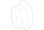 29907254 - Springs, Suspension and Hydraulic Components: Hex. Nut W Flange + Piece for Mercedes-Benz: C350e, C400, C43 AMG, C450 AMG, C63 AMG, C63 AMG S, CLS400, CLS450, CLS53 AMG, CLS550, CLS63 AMG, CLS63 AMG S, E250, E300, E350, E400, E43 AMG, E450, E53 AMG, E550, E63 AMG, E63 AMG S, GLC300, GLC43 AMG, GLC63 AMG, GLC63 AMG S Image