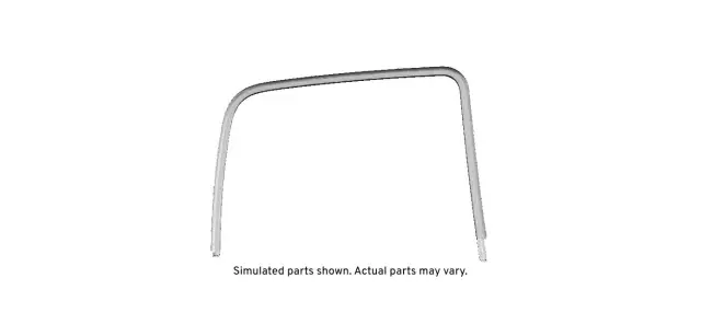 22803678 - : Part# 22803678 Driver Side Rear Door Window Weatherstrip for Chevrolet: Avalanche, Silverado 1500, Silverado 2500 HD, Silverado 3500 HD, Suburban 1500, Suburban 2500 | GMC: Sierra 1500, Sierra 2500 HD, Sierra 3500 HD, Yukon XL 1500, Yukon XL 2500 Image