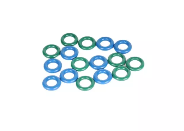 12597872 - Fuel System: Fuel Injector O-Ring Kit with 16 O-Rings for Buick: Enclave, Lucerne | Cadillac: CTS, DTS, SRX, STS, XLR | Chevrolet: Equinox, Malibu | GMC: Acadia | Pontiac: G6, G8, Torrent | Saturn: Aura, Outlook, Vue Image
