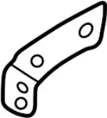 28071AR000 - : AM/FM Cassette Bracket for Infiniti Image