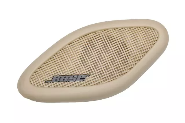 Very Light Linen Passenger Side Windshield Garnish Molding Speaker Grille - GM (25889863)