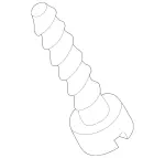 2028260284 - Electrical: License Lamp Spring for Mercedes-Benz Image