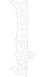 99504171864 - Radiator: Supporting Frame for Mercedes-Benz Image