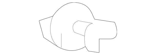 22081401015C56 - Body: Cargo Net Hook for Mercedes-Benz Image