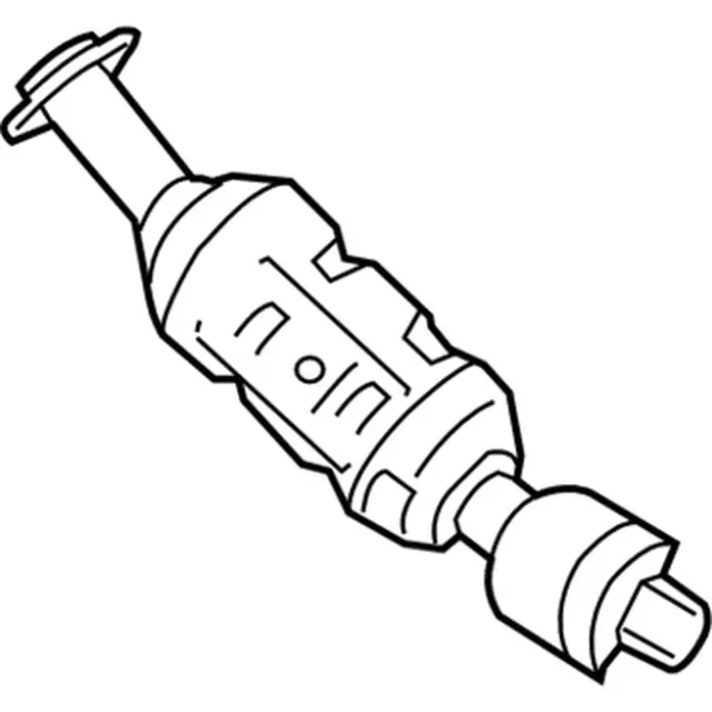 CK4Z5F250Q - Exhaust: Converter for Ford: Transit-150, Transit-250, Transit-350, Transit-350 HD Image