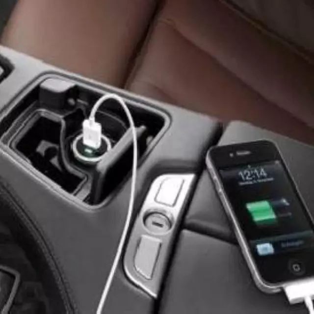 65412458284 - Audio/Video: USB Charger For Type A for BMW: 128i, 135i, 135is, 230i, 320i, 328d, 328i, 330e, 330i, 335i, 335is, 340i, 428i, 430i, 435i, 440i, 528i, 530i, 535d, 535i, 540i, 550i, 640i, 650i, 740i, 740Li, 750i, 750Li, 760Li, 840i, Alpina B6 xDrive Gran Coupe, Alpina B7, M240i, M3, M340i, M4, M5, M550i xDrive, M6, M760i xDrive, M8, X1, X2, X3, X4, X5, X6, X7, Z4 Image