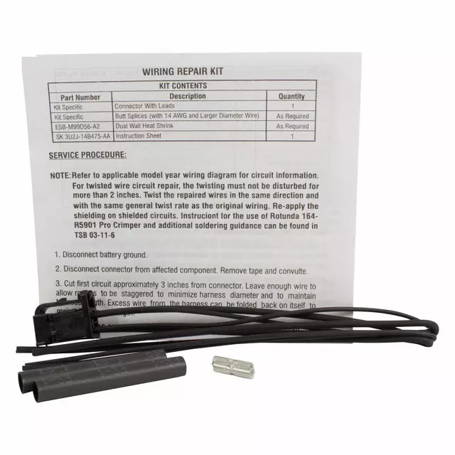 CU2Z14S411BAA - : Wire Assembly for Ford Image