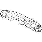 6W7Z54044D70AD - Body: Cluster Panel for Ford: Crown Victoria Image